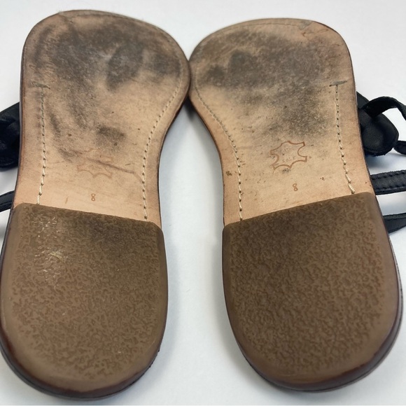 Sam Edelman Gabrielle Colorful Beaded Thong Ankle Strap Flat Sandals Leather 8 - Picture 16 of 16